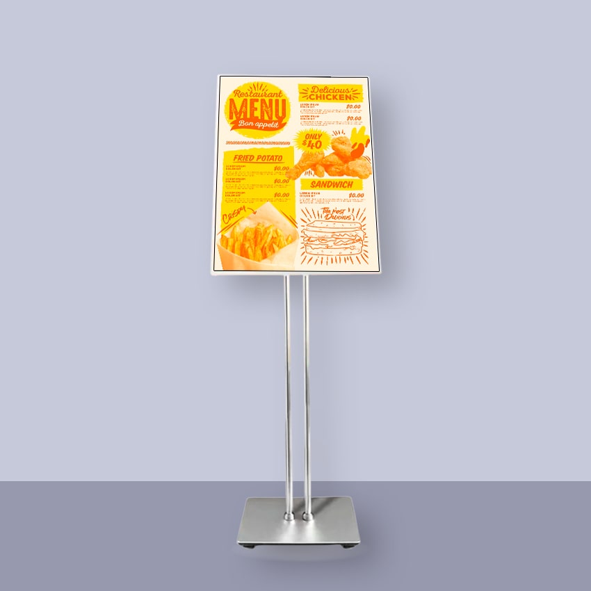 Ultraslim Lightbox With Stand